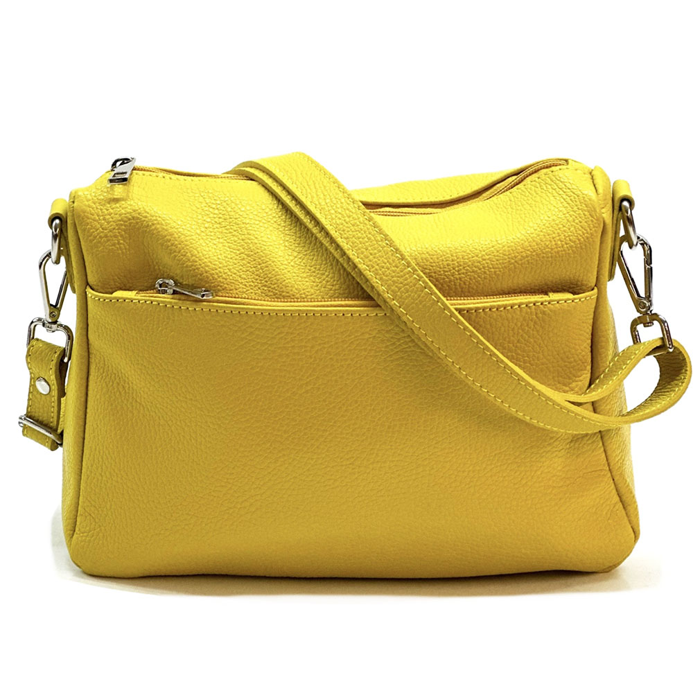 Gianluigi cross body cow leather bag - Made In Italy
