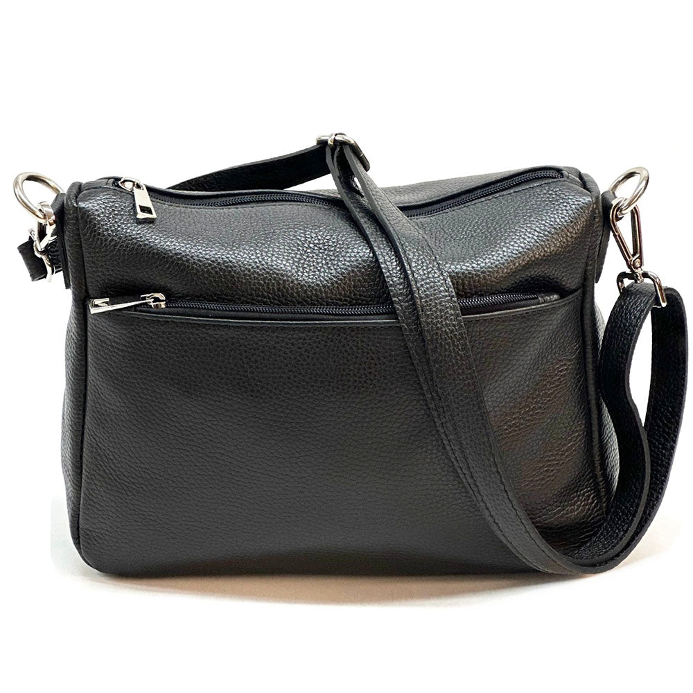 Gianluigi cross body cow leather bag - Made In Italy