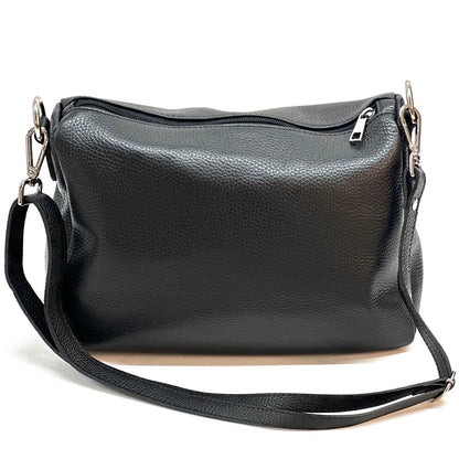 Gianluigi cross body cow leather bag - Made In Italy