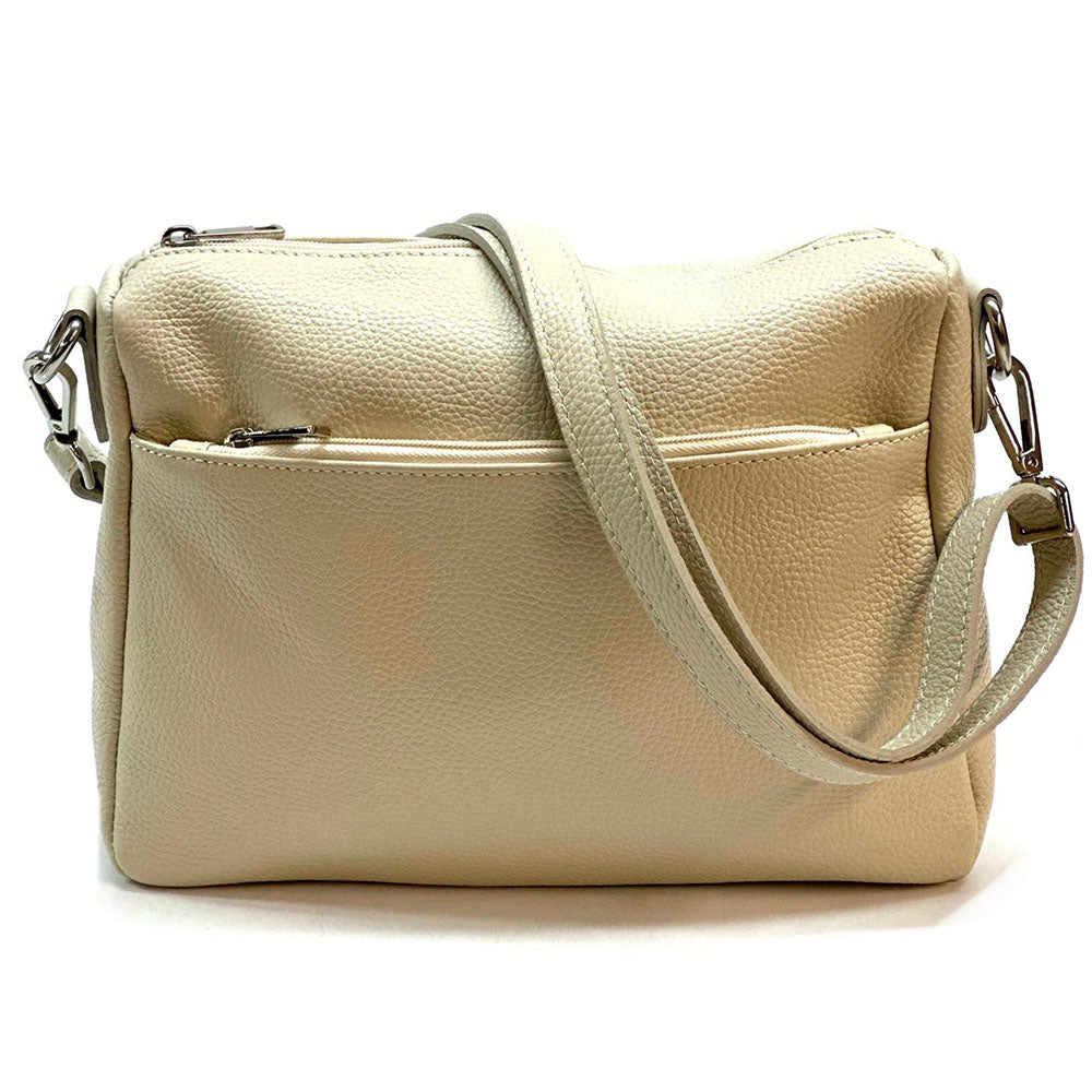 Gianluigi cross body cow leather bag - Made In Italy
