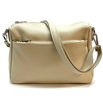 Gianluigi cross body cow leather bag - Made In Italy