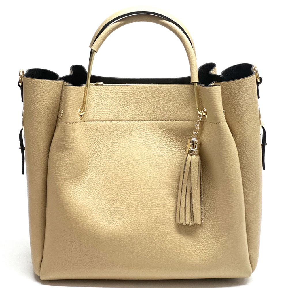 Veronica leather handbag - Made In Italy