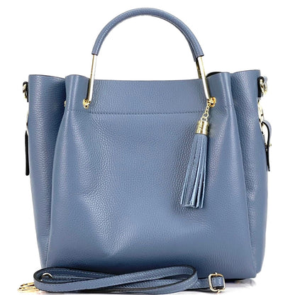 Veronica leather handbag - Made In Italy