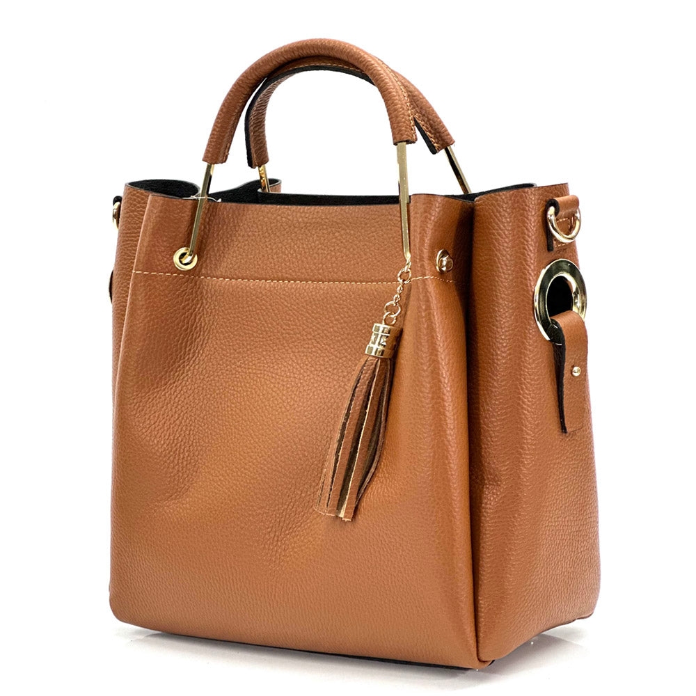 Veronica leather handbag - Made In Italy