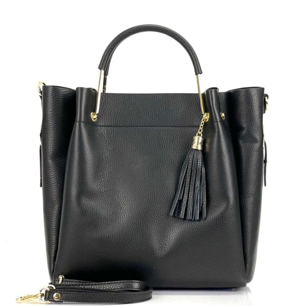 Veronica leather handbag - Made In Italy