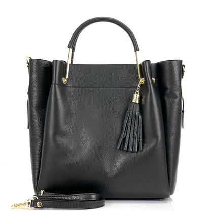 Veronica leather handbag - Made In Italy