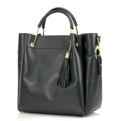 Veronica leather handbag - Made In Italy