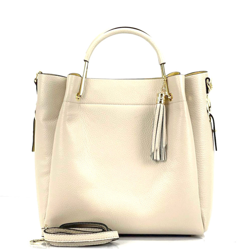 Veronica leather handbag - Made In Italy