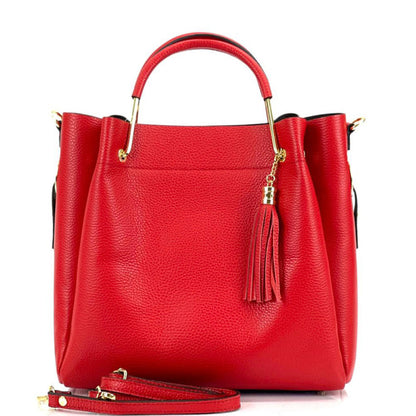 Veronica leather handbag - Made In Italy