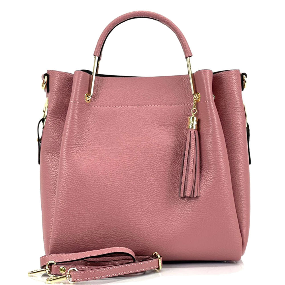 Veronica leather handbag - Made In Italy