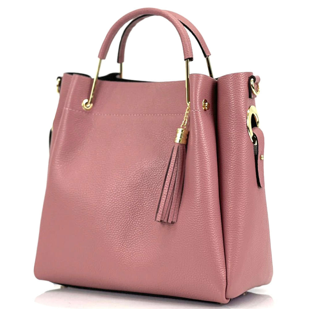 Veronica leather handbag - Made In Italy
