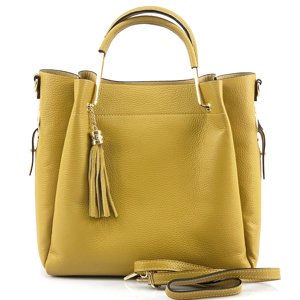 Veronica leather handbag - Made In Italy