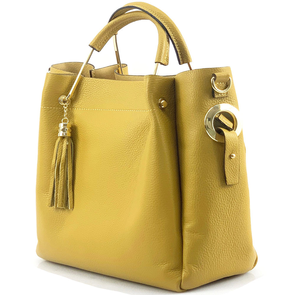 Veronica leather handbag - Made In Italy