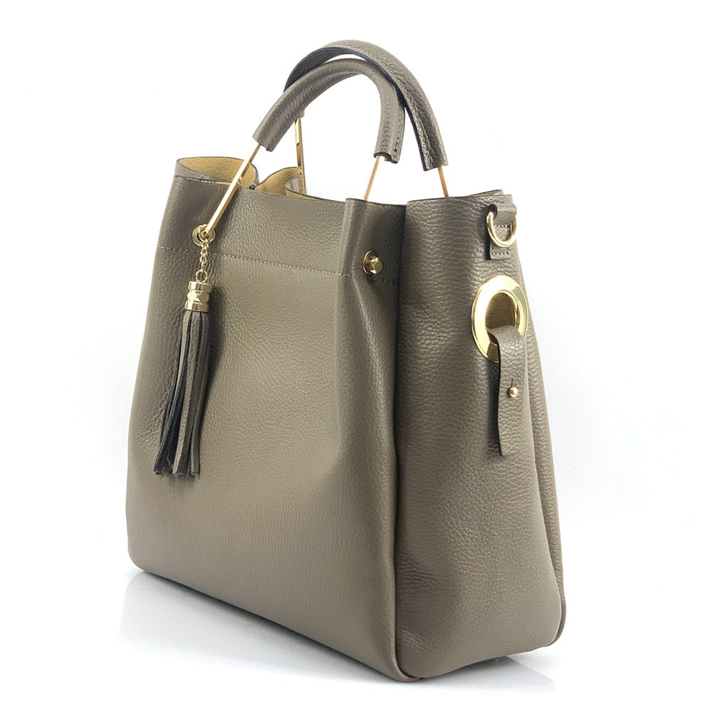 Veronica leather handbag - Made In Italy