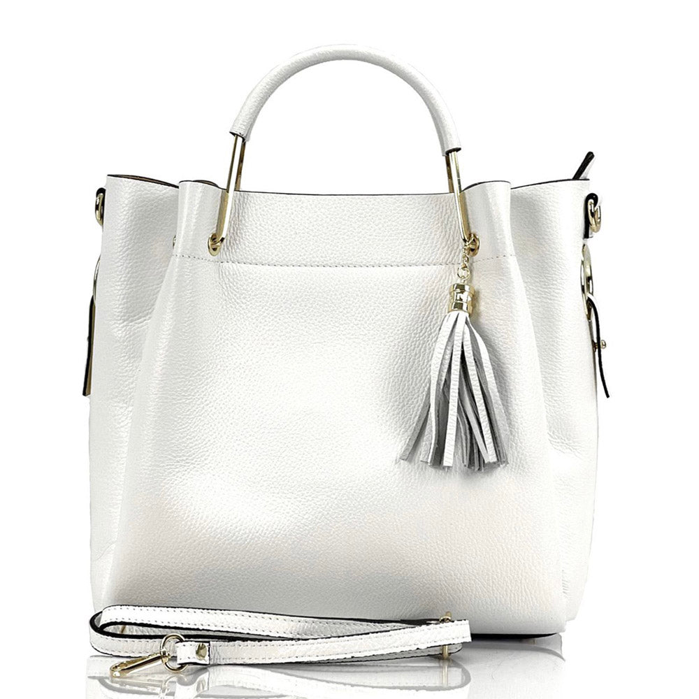 Veronica leather handbag - Made In Italy