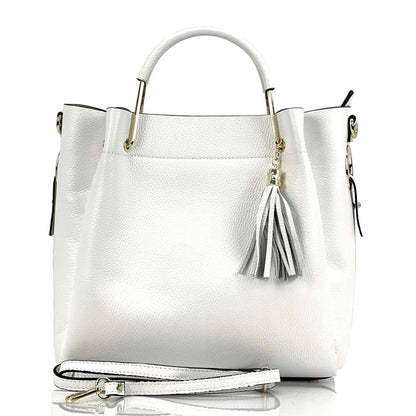 Veronica leather handbag - Made In Italy