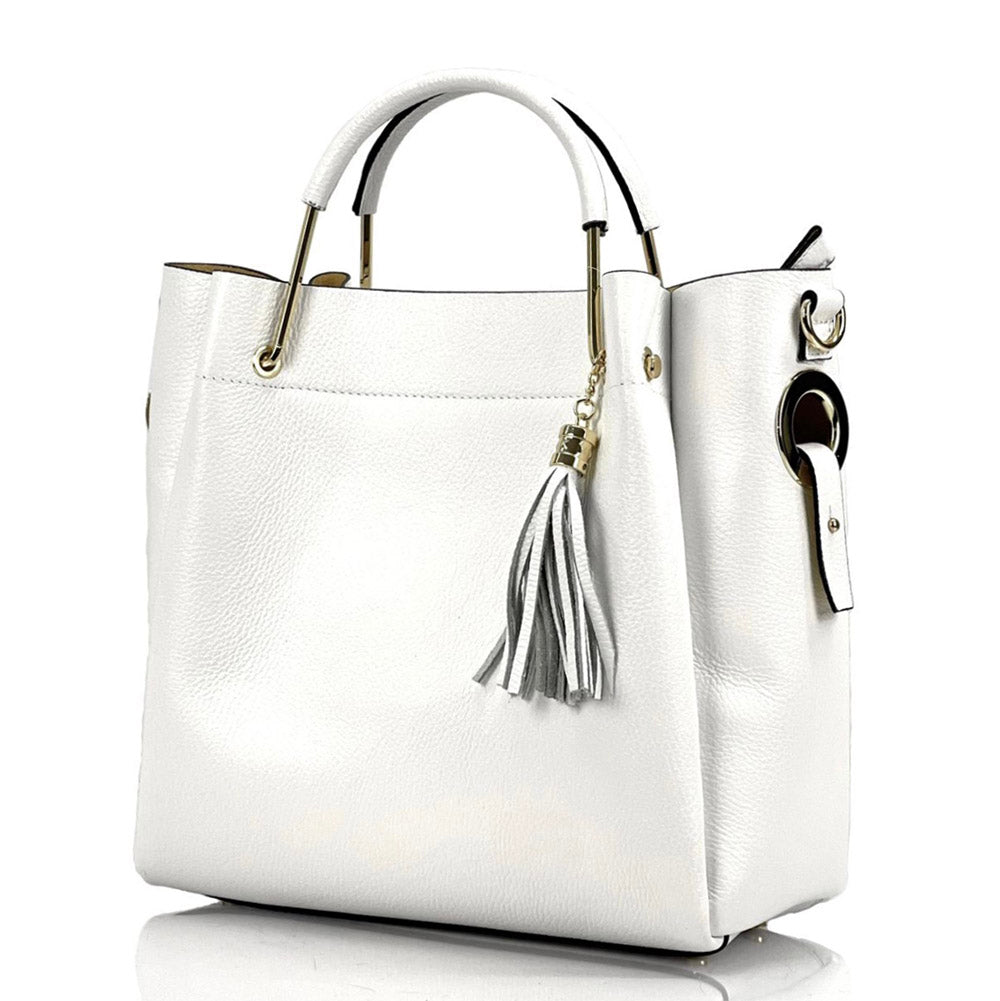 Veronica leather handbag - Made In Italy