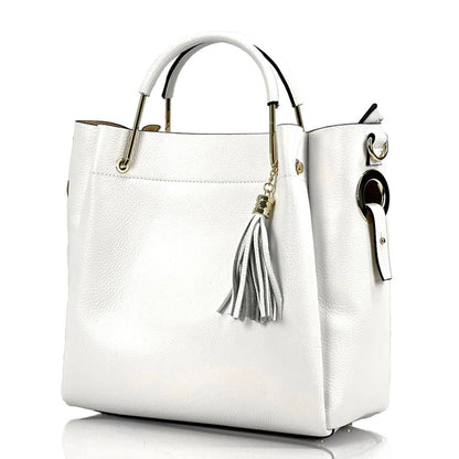 Veronica leather handbag - Made In Italy