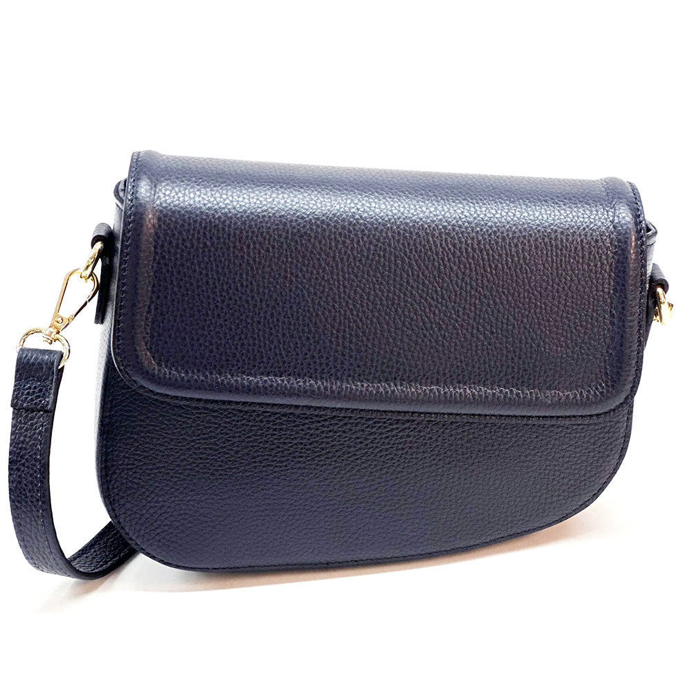 Licia leather shoulder bag - Made In Italy