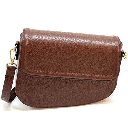 Licia leather shoulder bag - Made In Italy