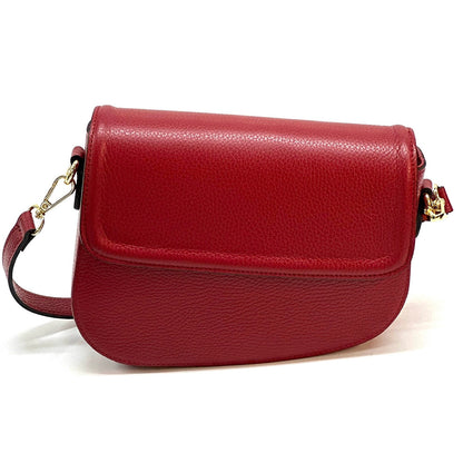 Licia leather shoulder bag - Made In Italy