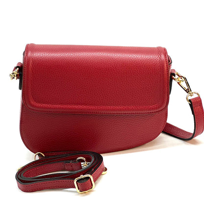 Licia leather shoulder bag - Made In Italy