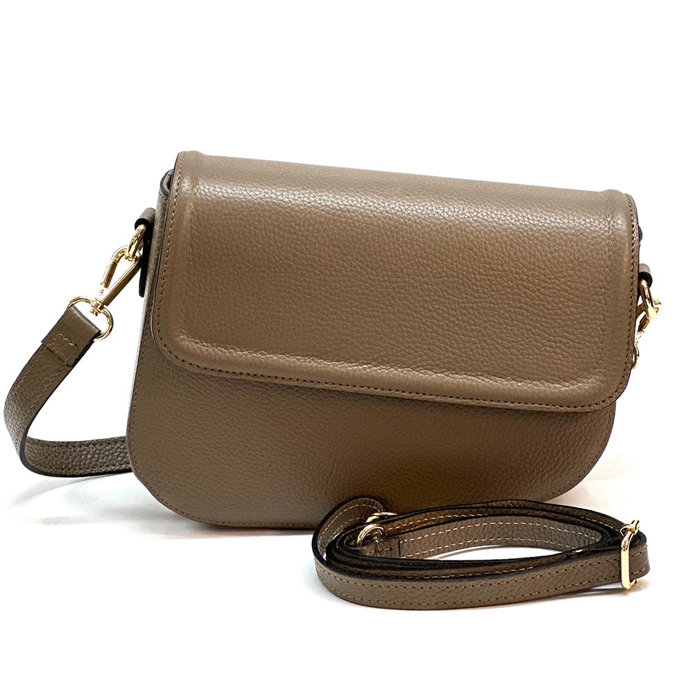 Licia leather shoulder bag - Made In Italy
