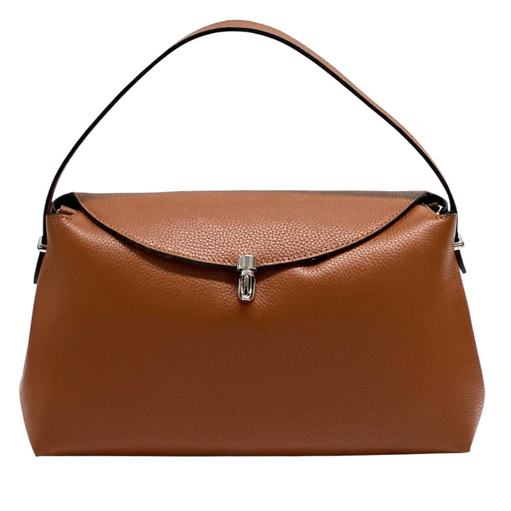 Fulvia Leather Handbag - Made In Italy