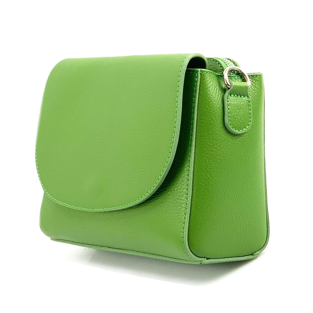 Ester Leather Shoulder Bag - Made In Italy