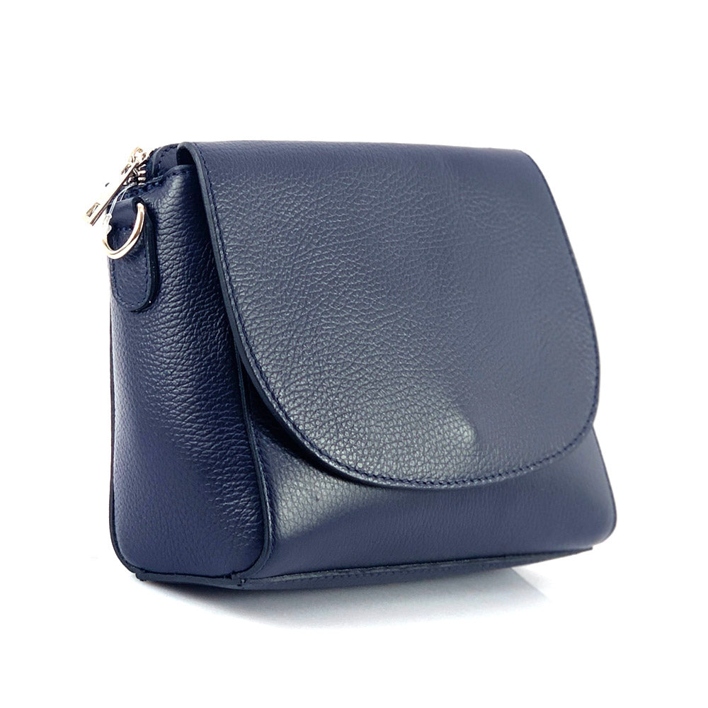 Ester Leather Shoulder Bag - Made In Italy