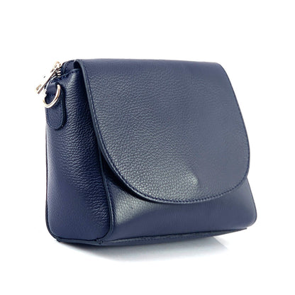 Ester Leather Shoulder Bag - Made In Italy