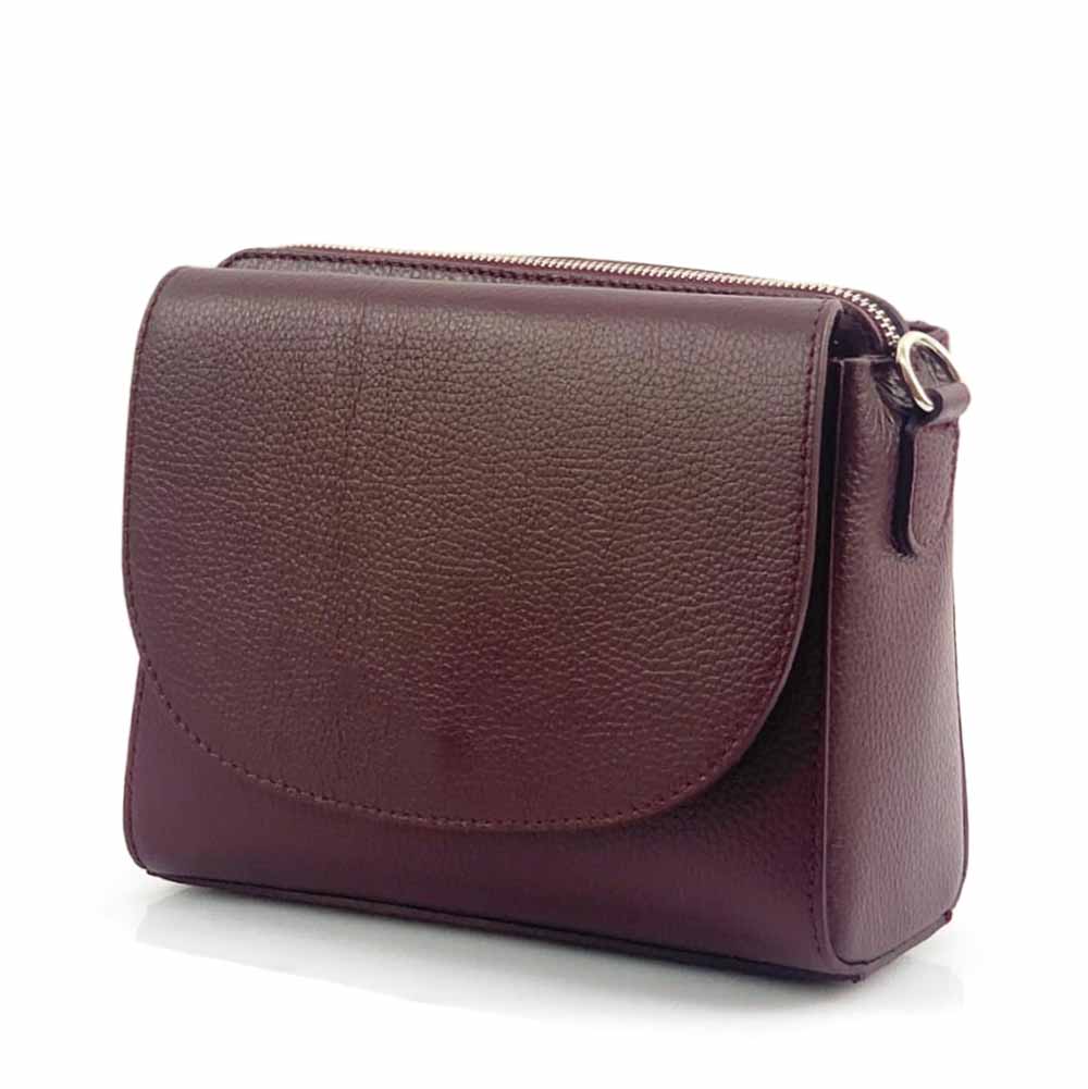 Ester Leather Shoulder Bag - Made In Italy