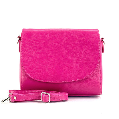 Ester Leather Shoulder Bag - Made In Italy