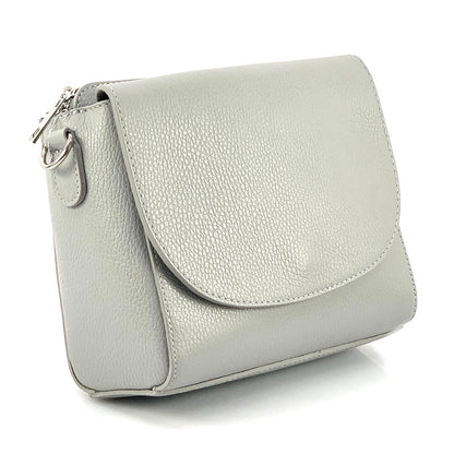 Ester Leather Shoulder Bag - Made In Italy