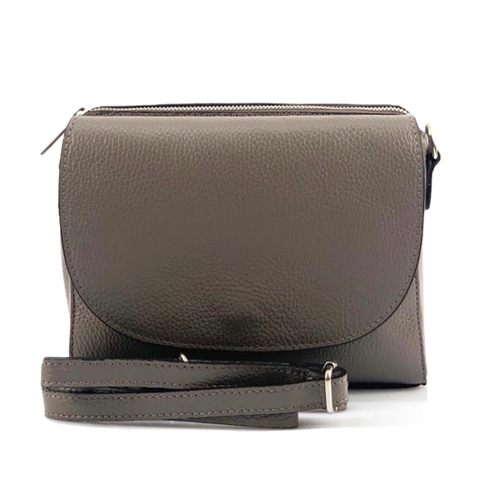 Ester Leather Shoulder Bag - Made In Italy