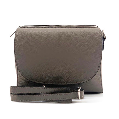 Ester Leather Shoulder Bag - Made In Italy