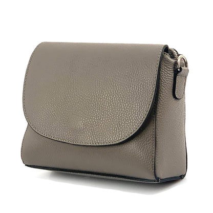 Ester Leather Shoulder Bag - Made In Italy