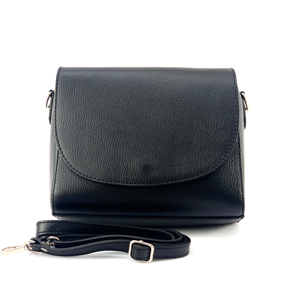 Ester Leather Shoulder Bag - Made In Italy