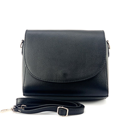 Ester Leather Shoulder Bag - Made In Italy