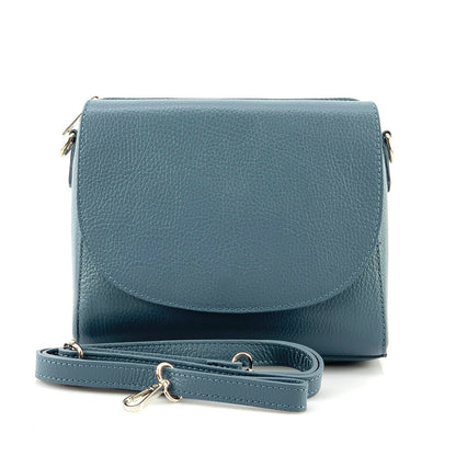 Ester Leather Shoulder Bag - Made In Italy