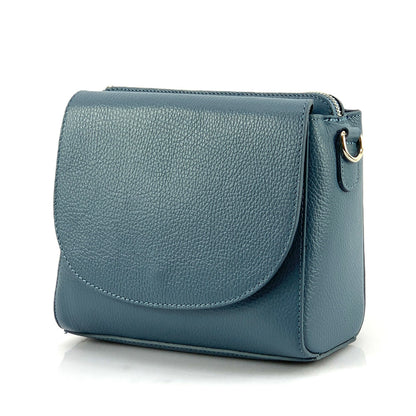 Ester Leather Shoulder Bag - Made In Italy