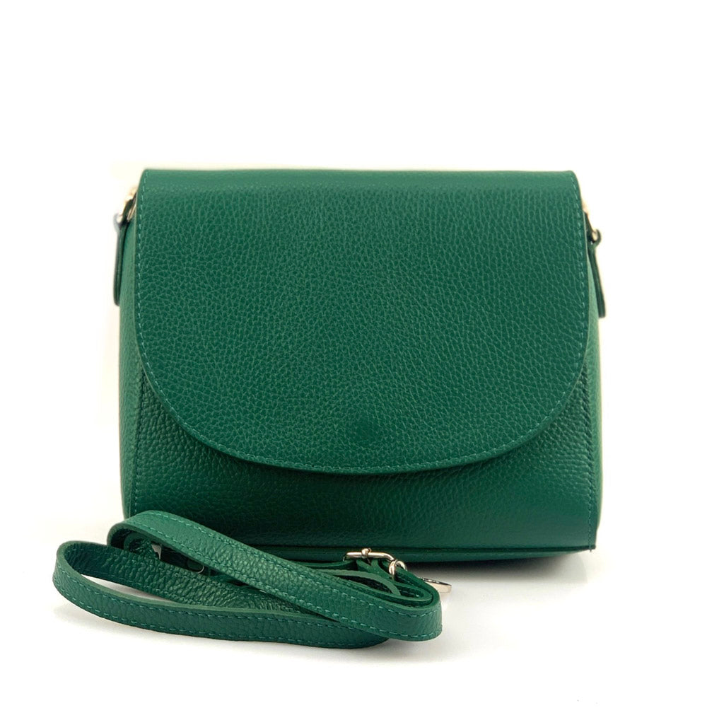 Ester Leather Shoulder Bag - Made In Italy