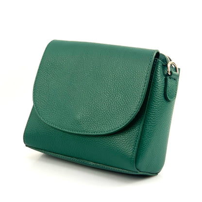 Ester Leather Shoulder Bag - Made In Italy