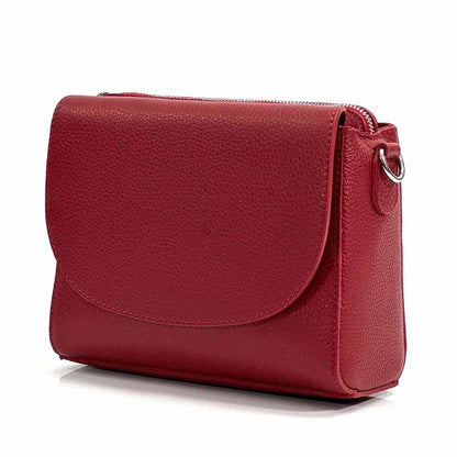 Ester Leather Shoulder Bag - Made In Italy