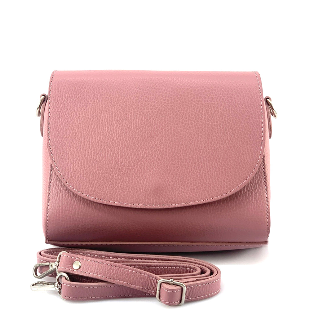 Ester Leather Shoulder Bag - Made In Italy