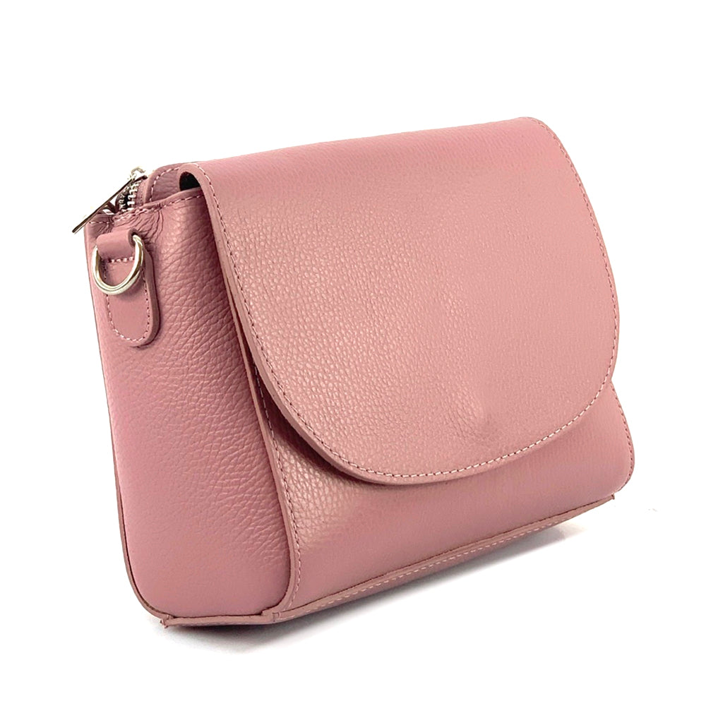 Ester Leather Shoulder Bag - Made In Italy