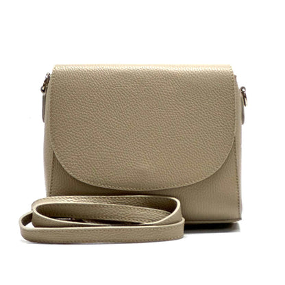 Ester Leather Shoulder Bag - Made In Italy