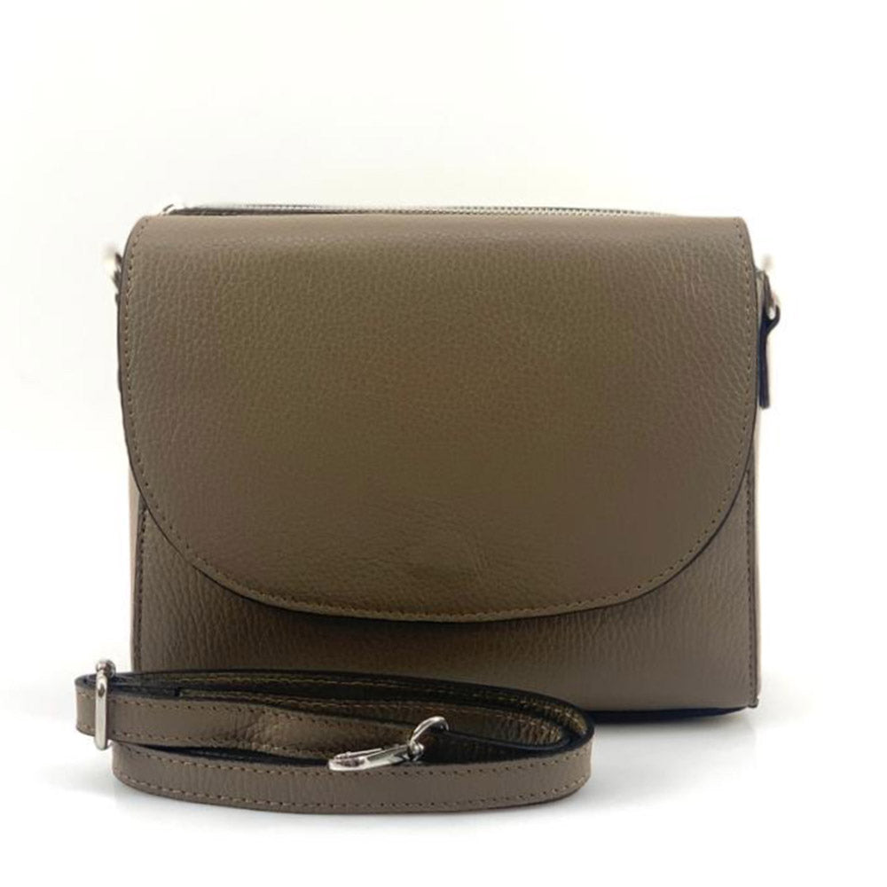 Ester Leather Shoulder Bag - Made In Italy