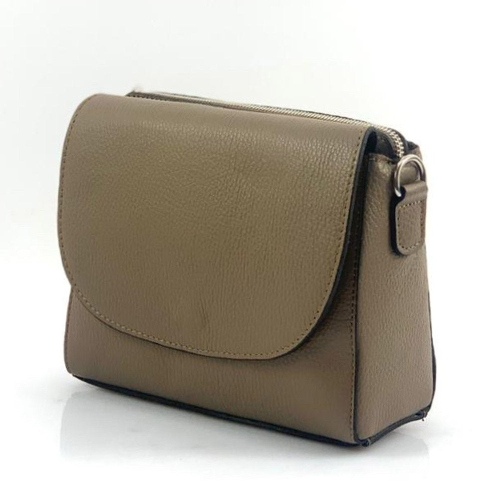 Ester Leather Shoulder Bag - Made In Italy