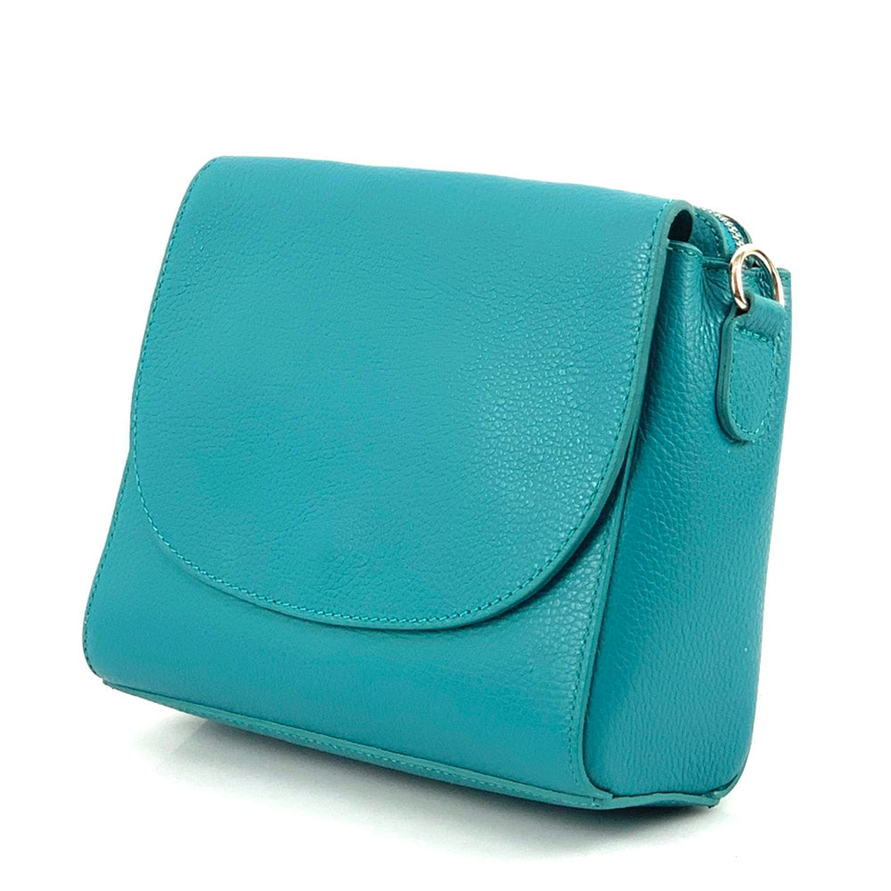 Ester Leather Shoulder Bag - Made In Italy